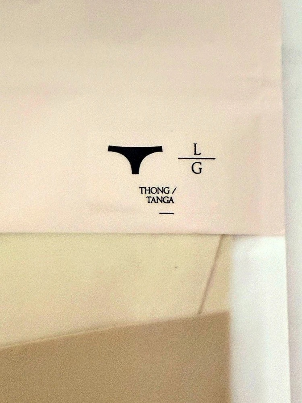 Victoria's Secret No Show Thong Panty 5 Pack Sz L - Picture 4 of 4